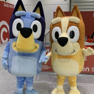 Bluey and Bingo Party Characters for Rent